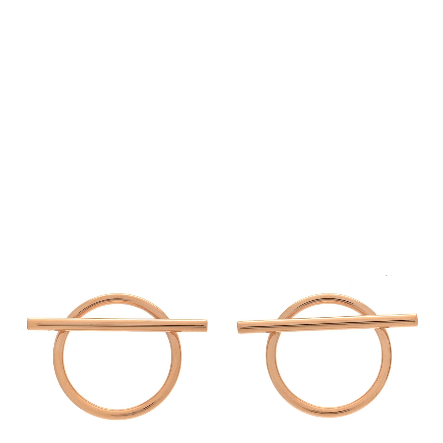 18K Rose Gold MM Echappee Earrings