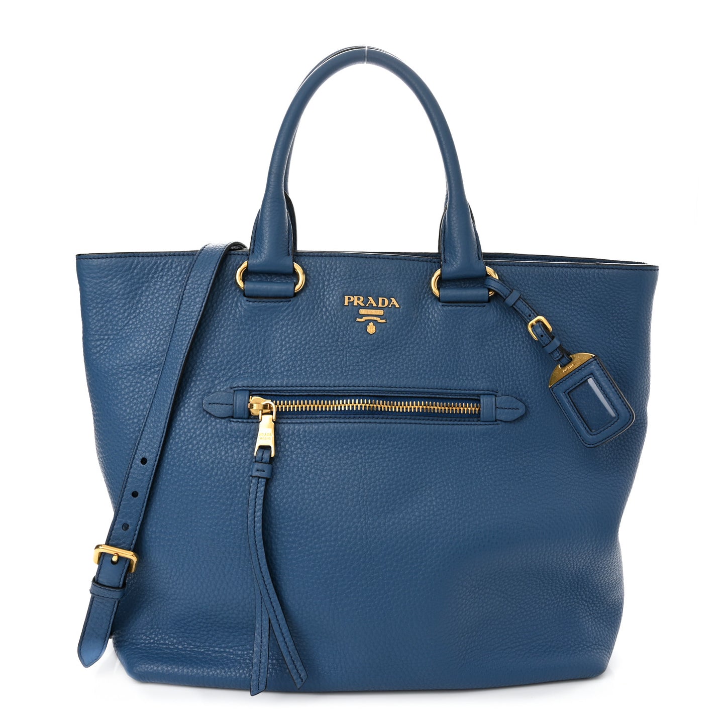 Vitello Daino Shopping Tote Inchiostro