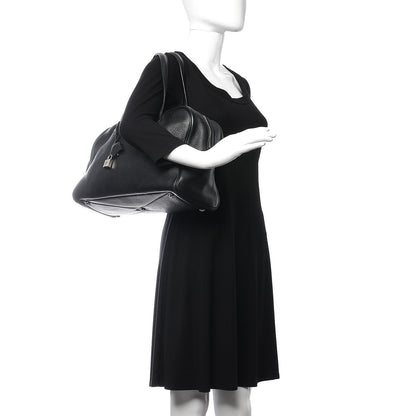 Hermes Taurillon Clemence Victoria II 35 Black 2 of 17