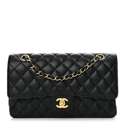 Chanel Caviar Quilted Medium Double Flap Black 1 of 8