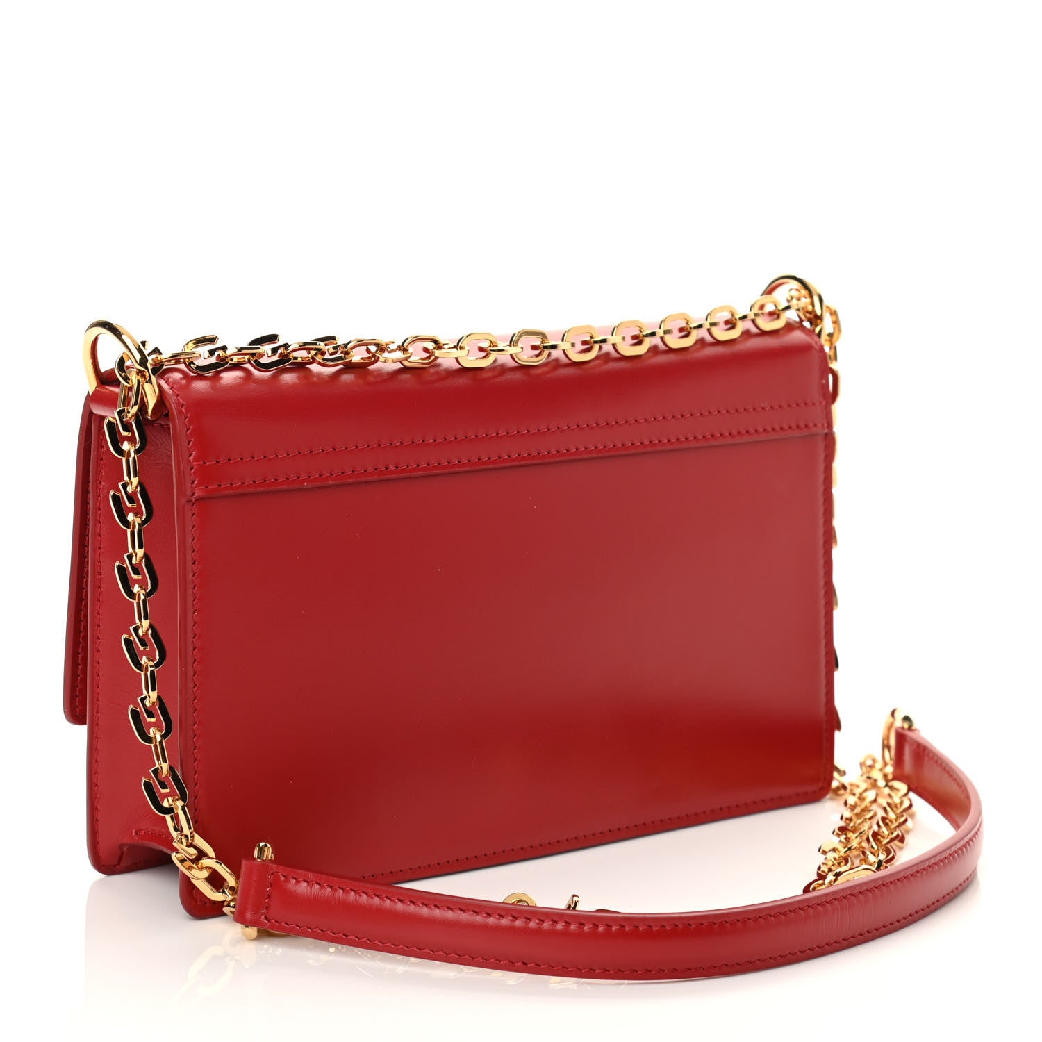 Givenchy Box Calfskin Small 4G Chain Shoulder Bag Dark Red 3 of 9