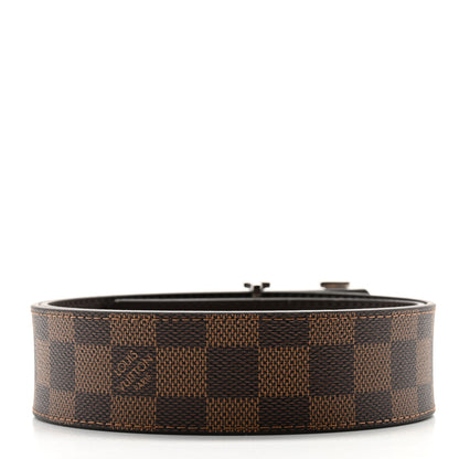 Louis Vuitton Damier Ebene 40mm LV Initiales Belt 80 32 3 of 7