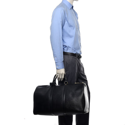 Louis Vuitton Epi Keepall 45 Black 2 of 22