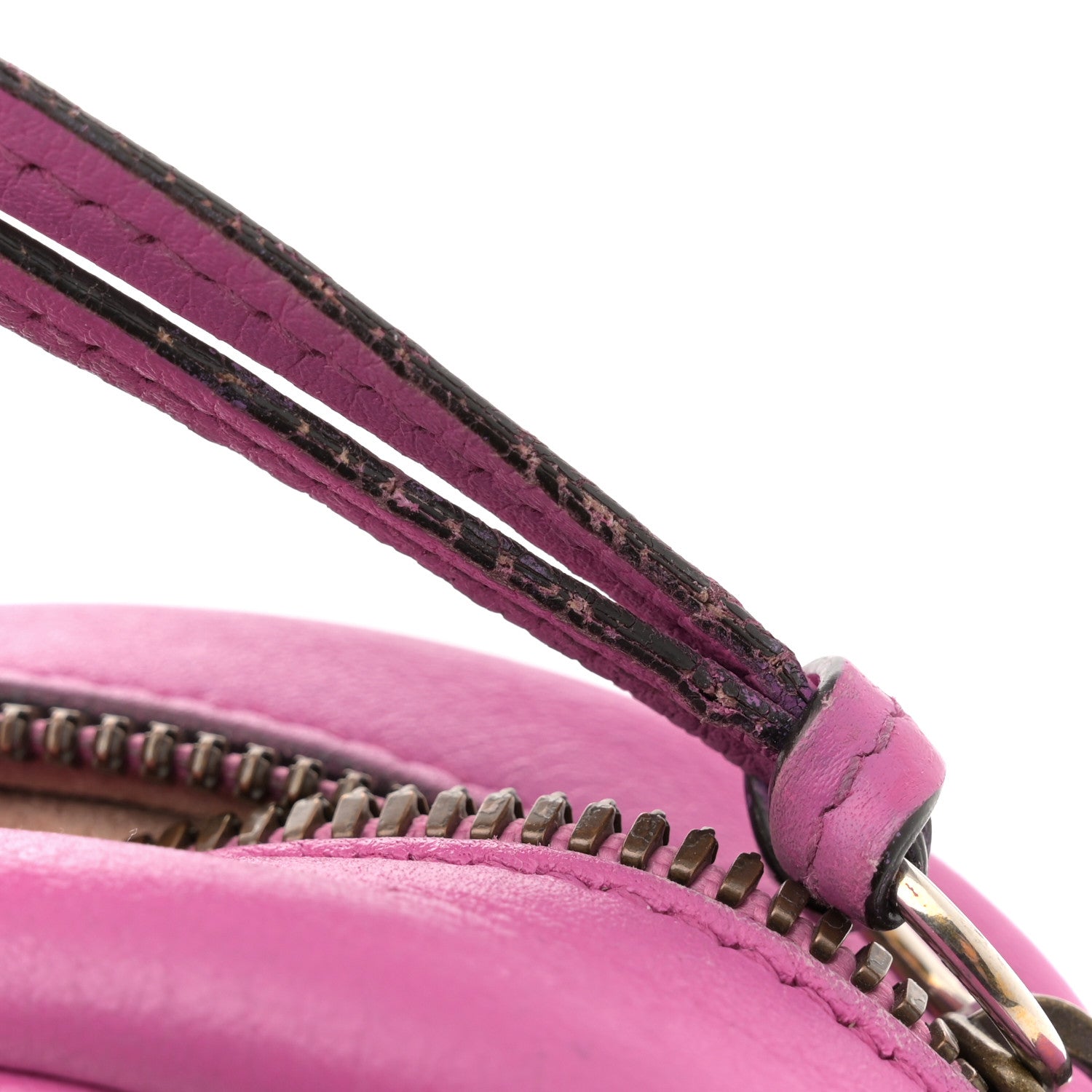 Gucci Calfskin Matelasse Small GG Marmont Chain Shoulder Bag Candy Mousse 11 of 12