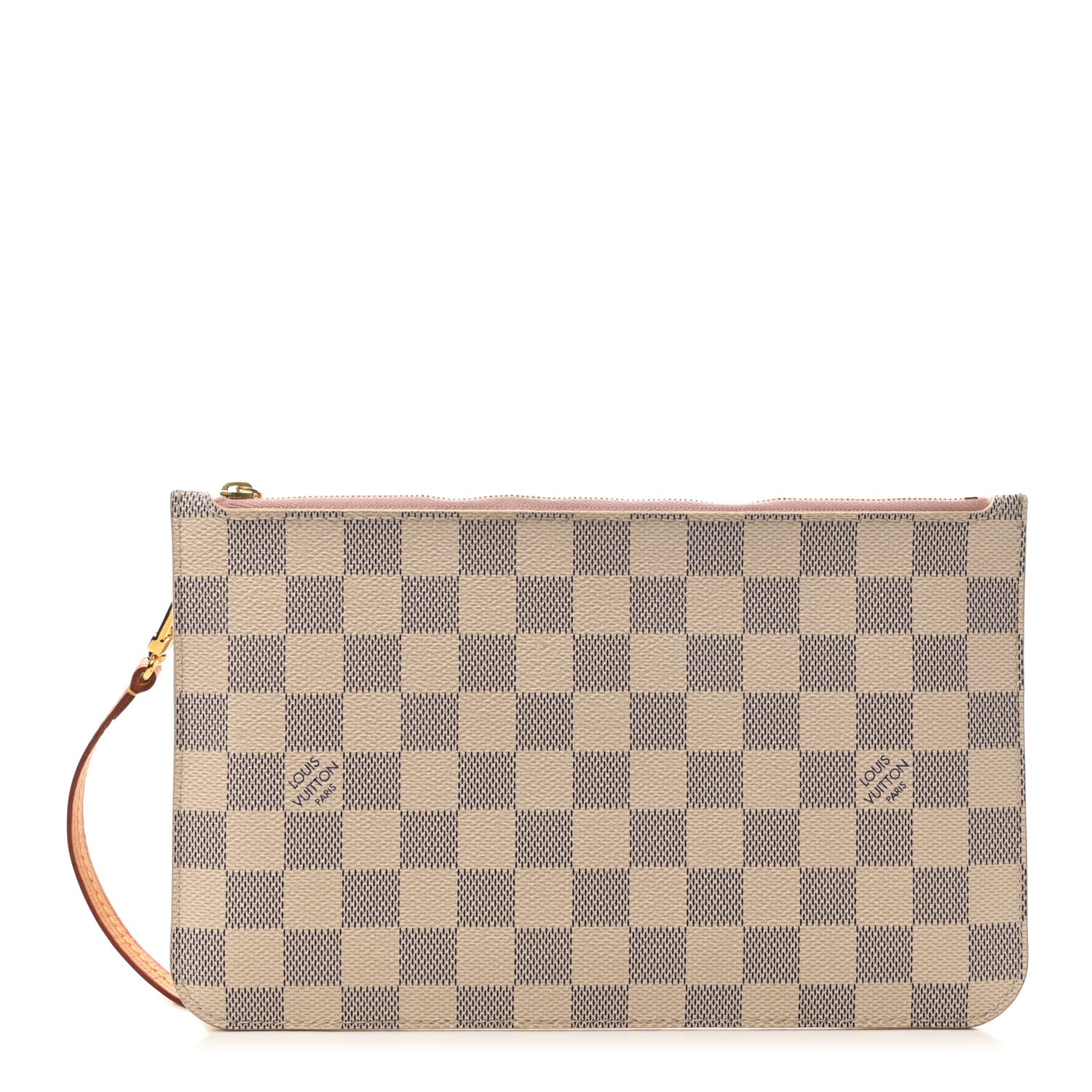 Louis Vuitton Damier Azur Neverfull MM GM Pochette Rose Ballerine 1 of 7