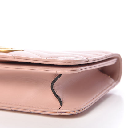 Gucci Calfskin Matelasse GG Marmont Mini Bag Perfect Pink 7 of 10