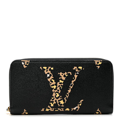 Louis Vuitton Monogram Giant Jungle Zippy Wallet Black 1 of 6