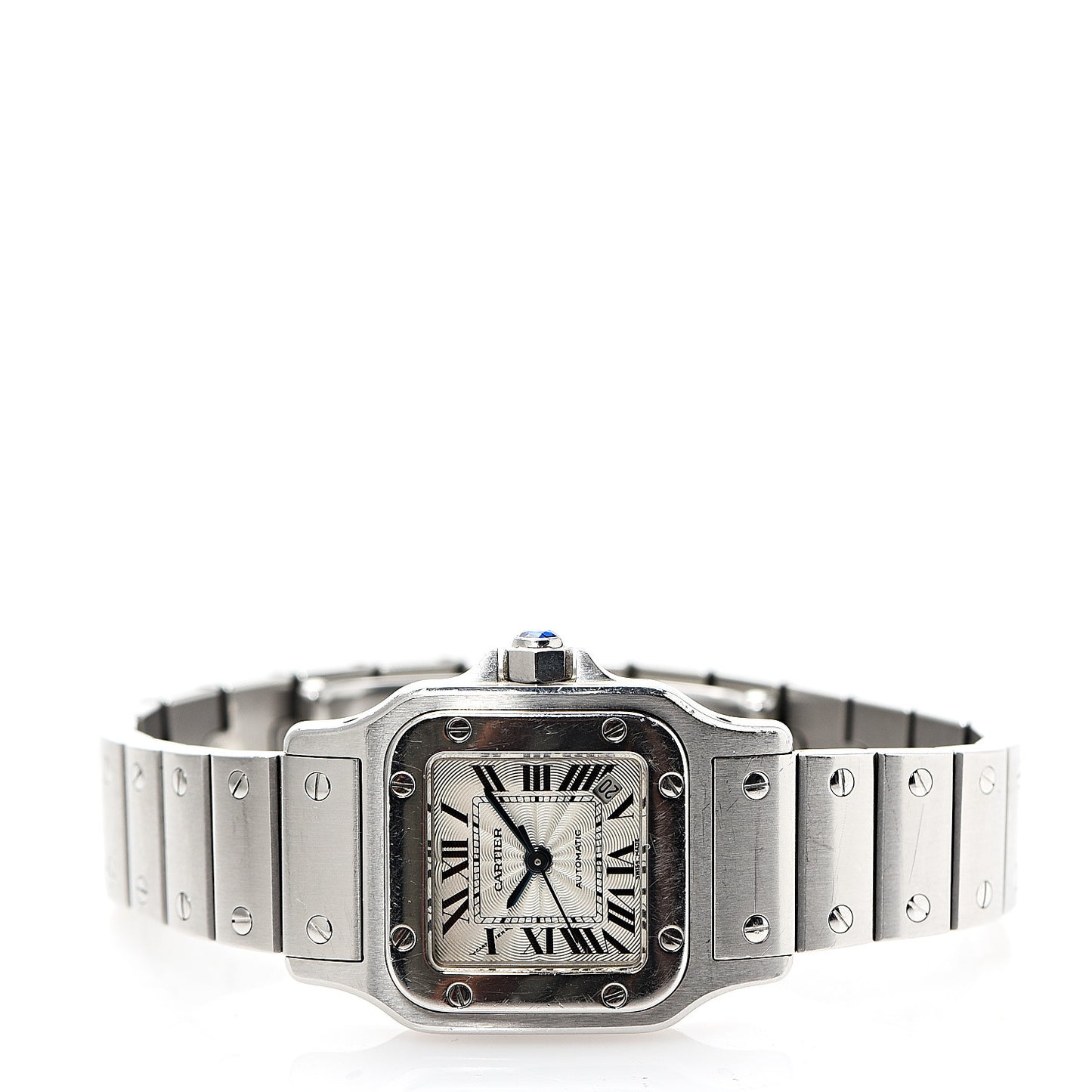 Stainless Steel 24mm Santos de Galbee Automatic Watch