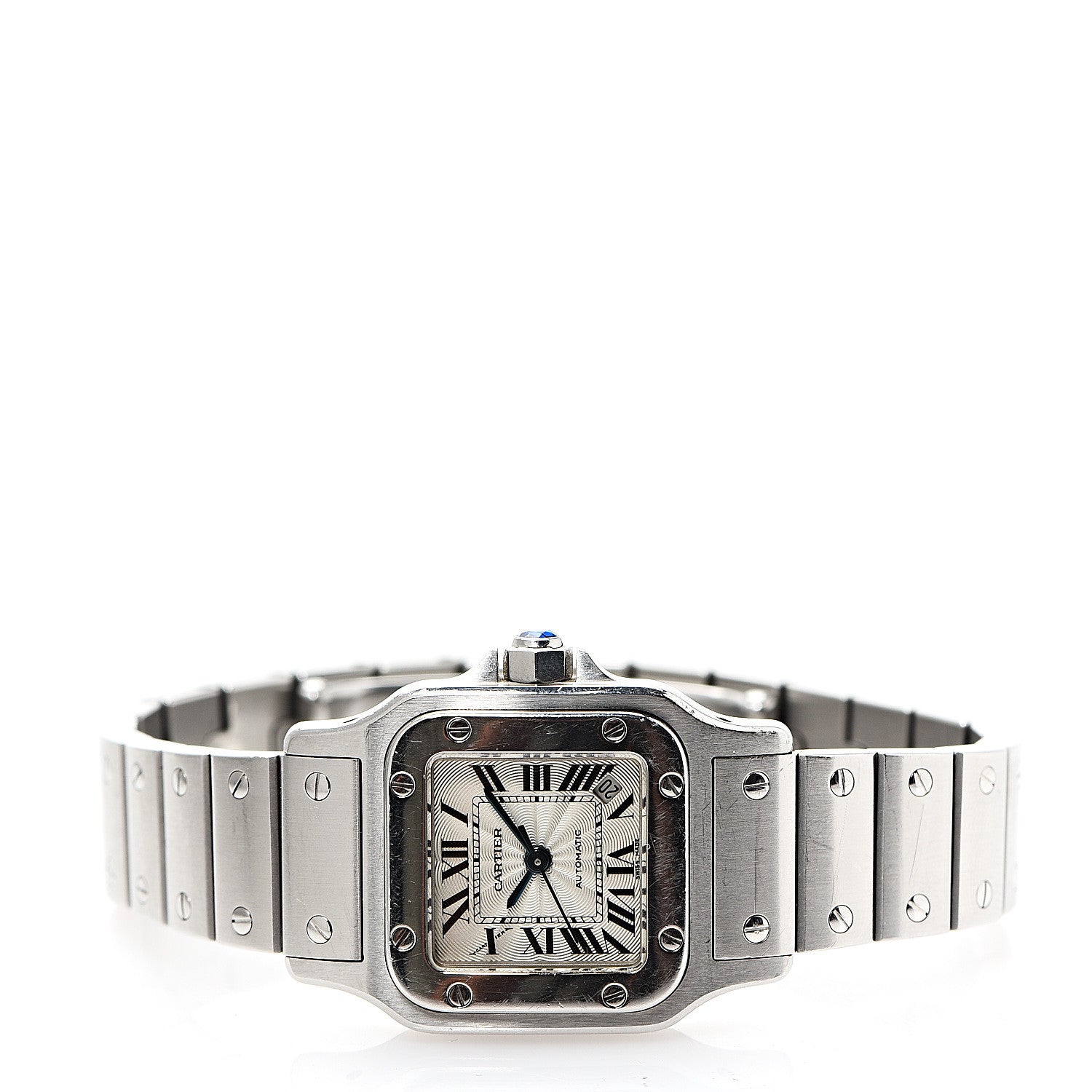 Cartier Stainless Steel 24mm Santos de Galbee Automatic Watch 2 of 5