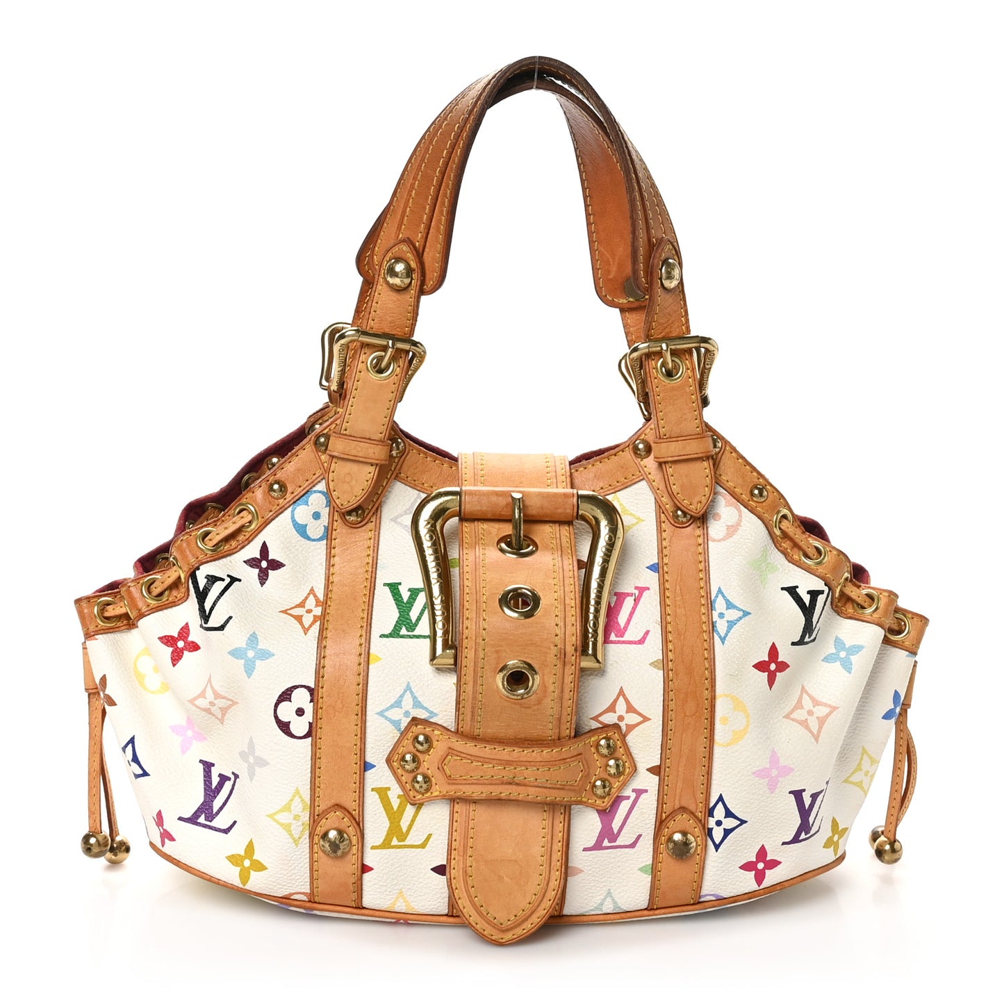 Monogram Multicolor Theda GM White
