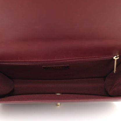 Chanel Calfskin Quilted Large Flap Bag Burgundy 5 of 11
