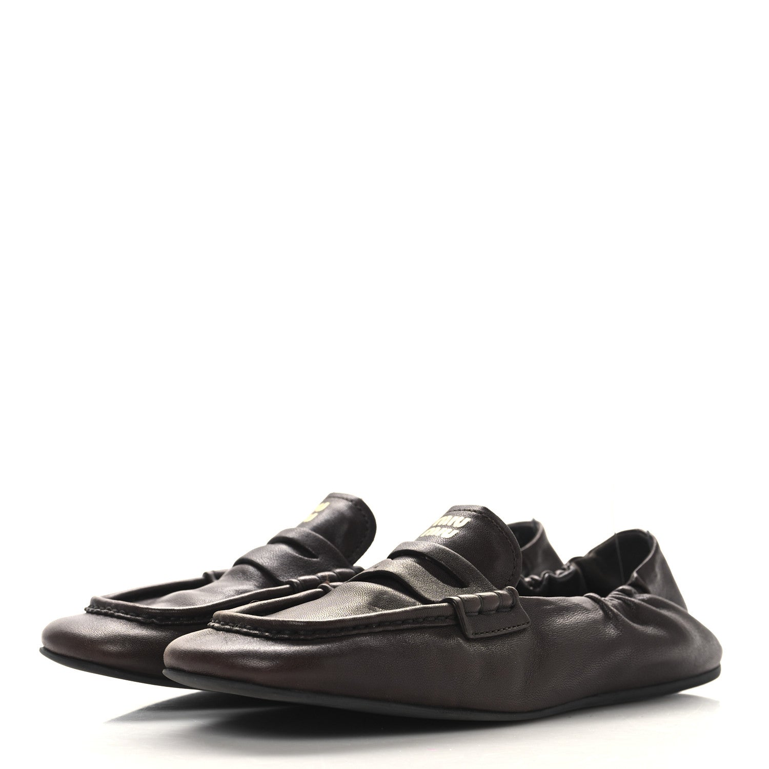 Miu Miu Ruches Nappa Loafer 39 Briarwood 4 of 10