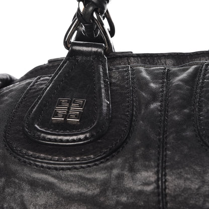 Givenchy Wrinkled Lambskin Large Chain Wrap Nightingale Black 11 of 12