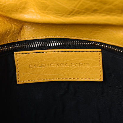 Balenciaga Agneau Giant 12 Silver Hardware Envelope Clutch Mangue 5 of 10