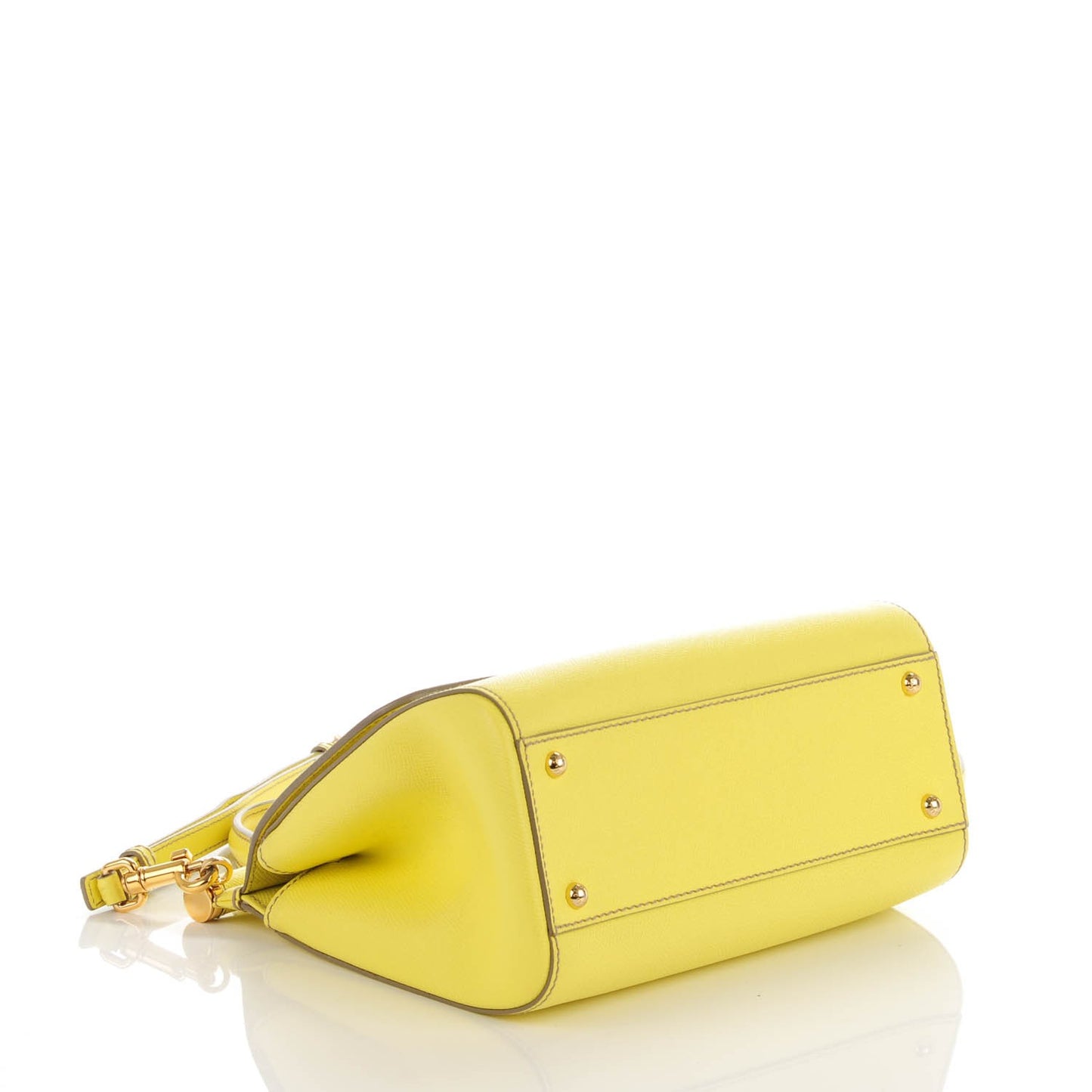 Dauphine Medium Miss Sicily Satchel Light Yellow