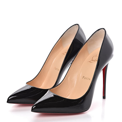 Christian Louboutin Patent Pigalle Follies 100 Pumps 37.5 Black 3 of 8