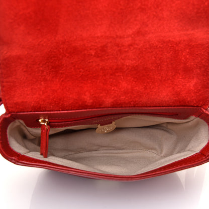 Mulberry Soft Small Grain Small Tessie Satchel Scarlet 5 of 13