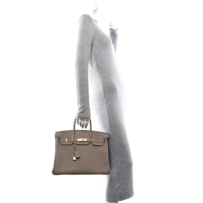 Hermes Togo Birkin 35 Trench 3 of 10