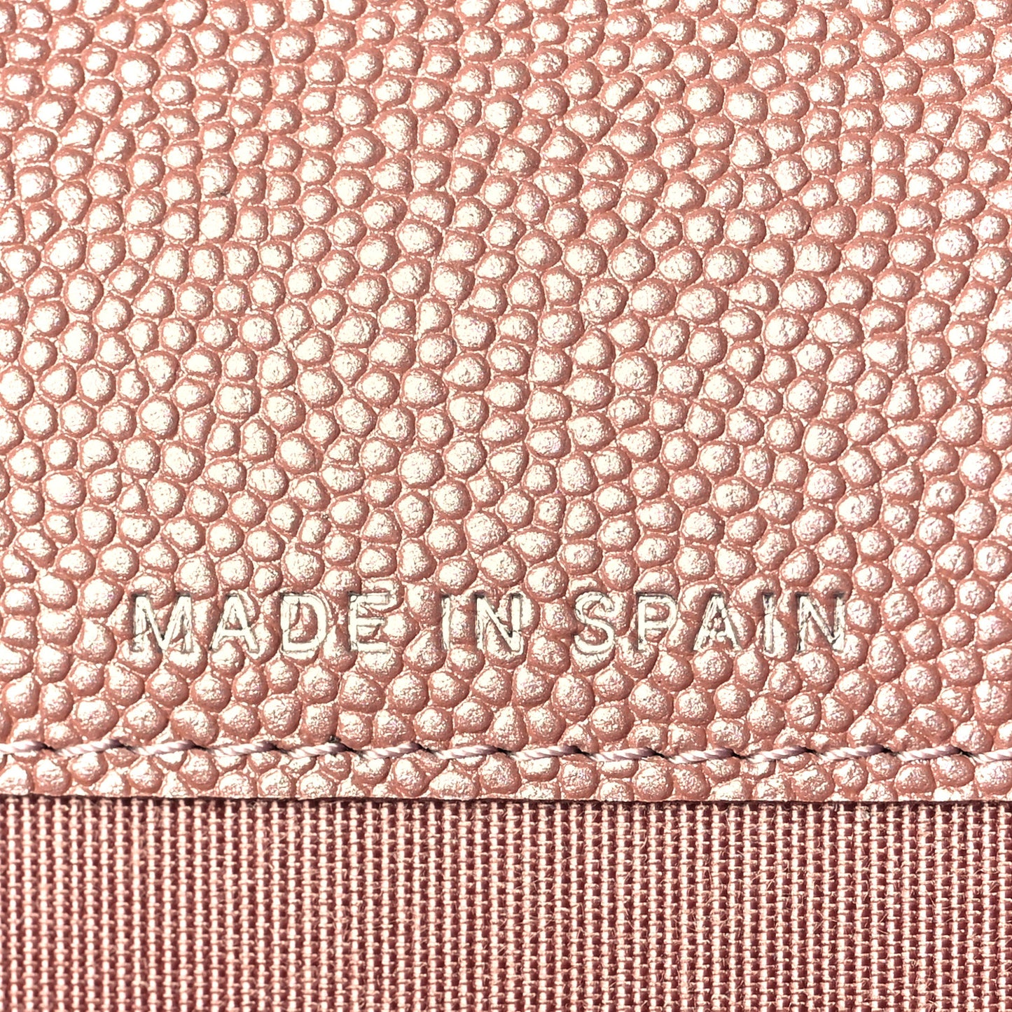 Metallic Caviar Chevron Quilted Vintage Mademoiselle Flap Card Holder Pink