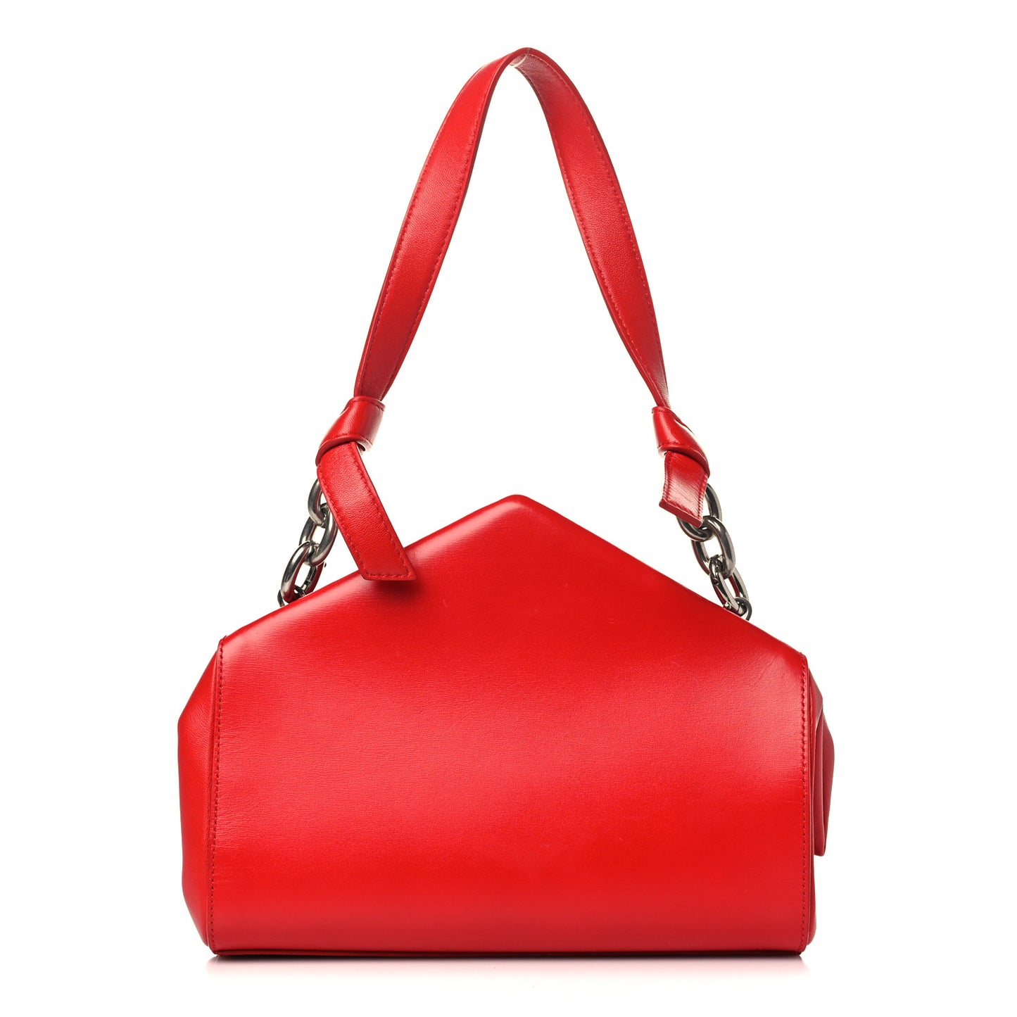 Calfskin Tip Clutch Red