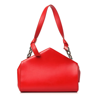 Bottega Veneta Calfskin Tip Clutch Red 2 of 8