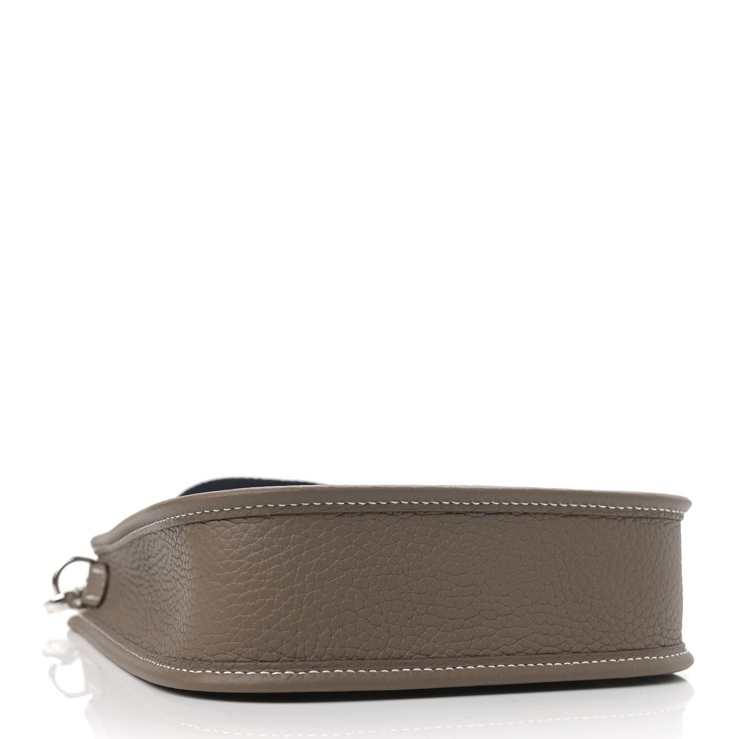Hermes Taurillon Clemence Amazone Evelyne TPM Etoupe Bleu Indigo 4 of 9