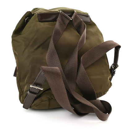Prada Nylon Vela Small Backpack Green 3 of 13