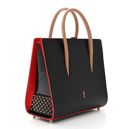 Christian Louboutin Calfskin Spikes Medium Loubinthesky Paloma Black Multimetal 3 of 9