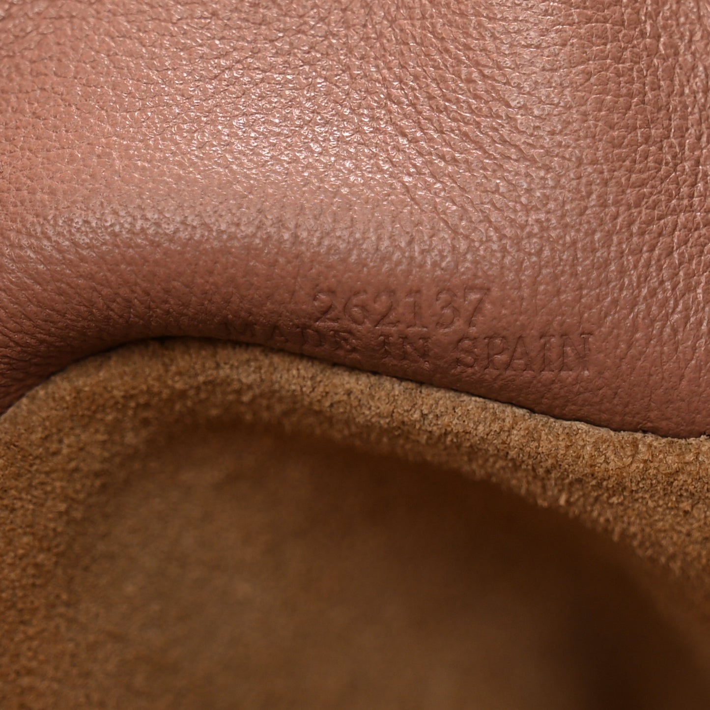 Nappa Flamenco Knot Clutch Blush