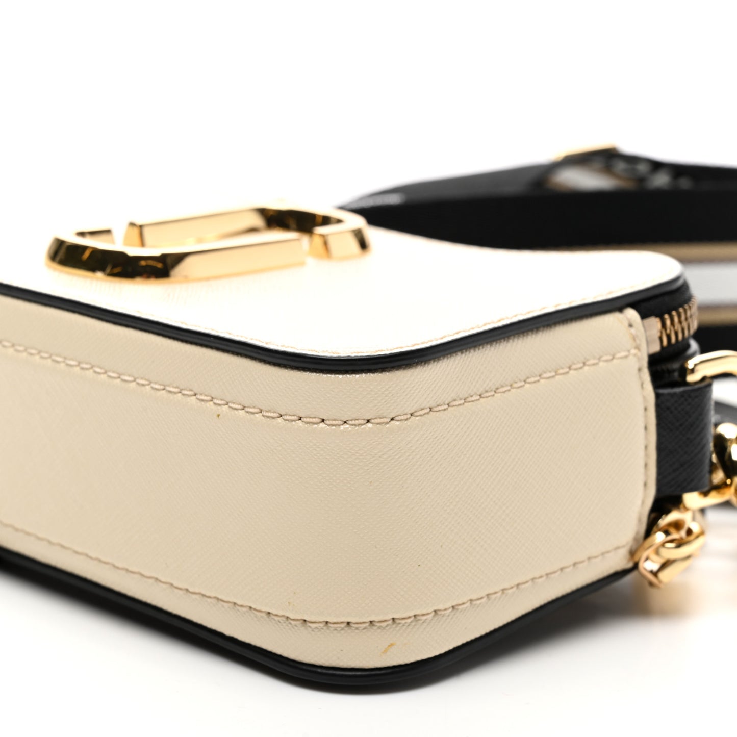 Saffiano Small Snapshot Camera Bag New Cloud White Multicolor