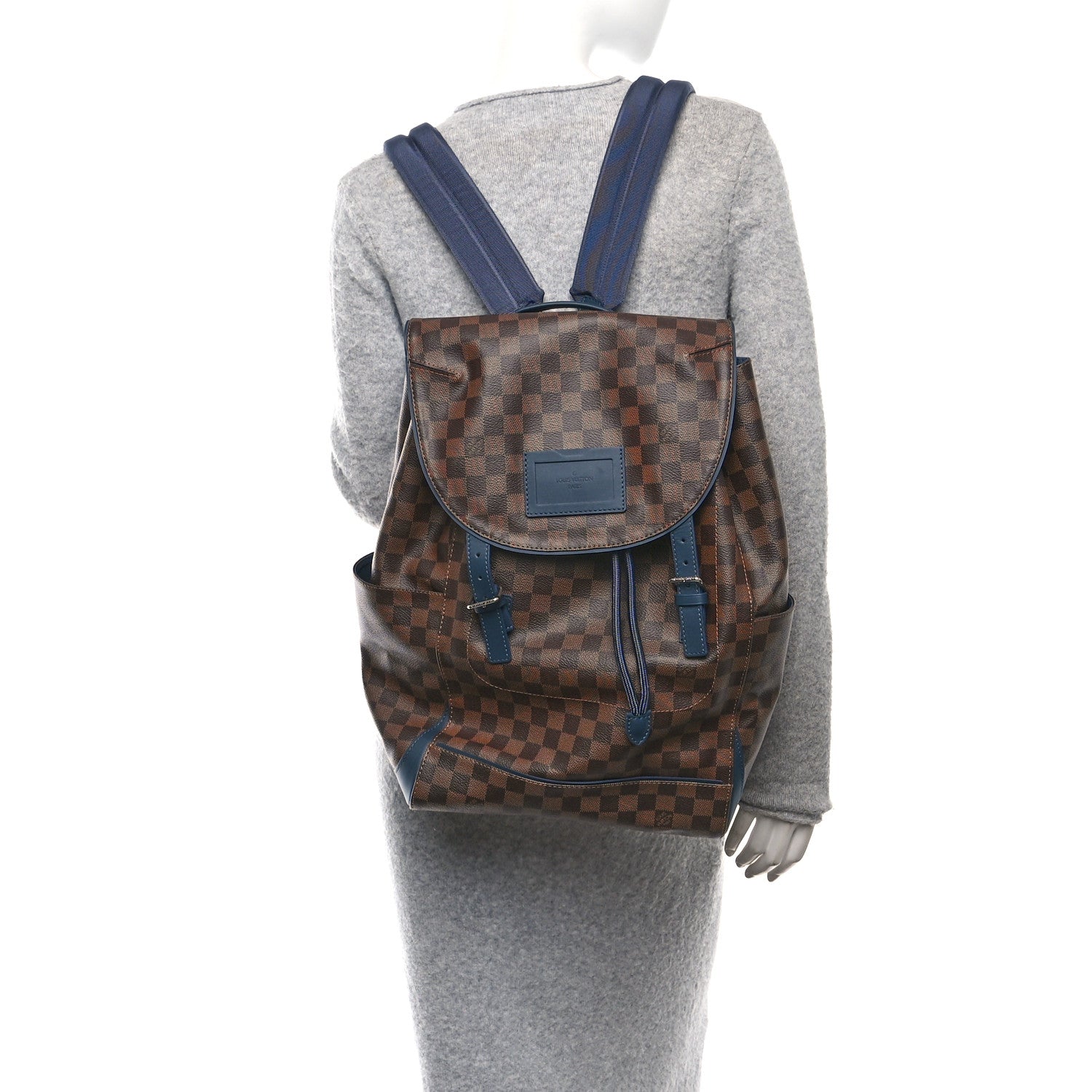 Louis Vuitton Damier Ebene Runner Backpack 3 of 9