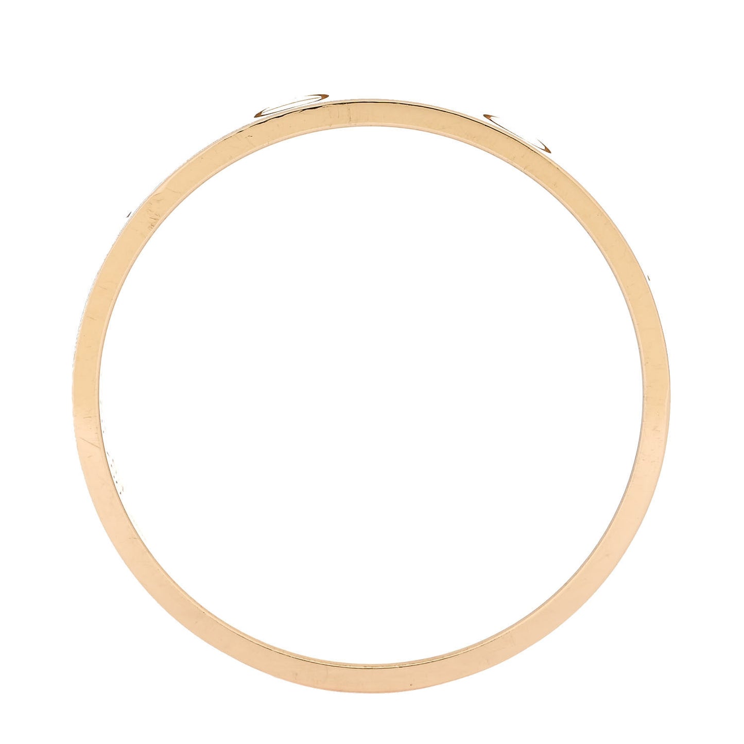 18K Yellow Gold 3.5mm LOVE Wedding Band Ring 63 10.25