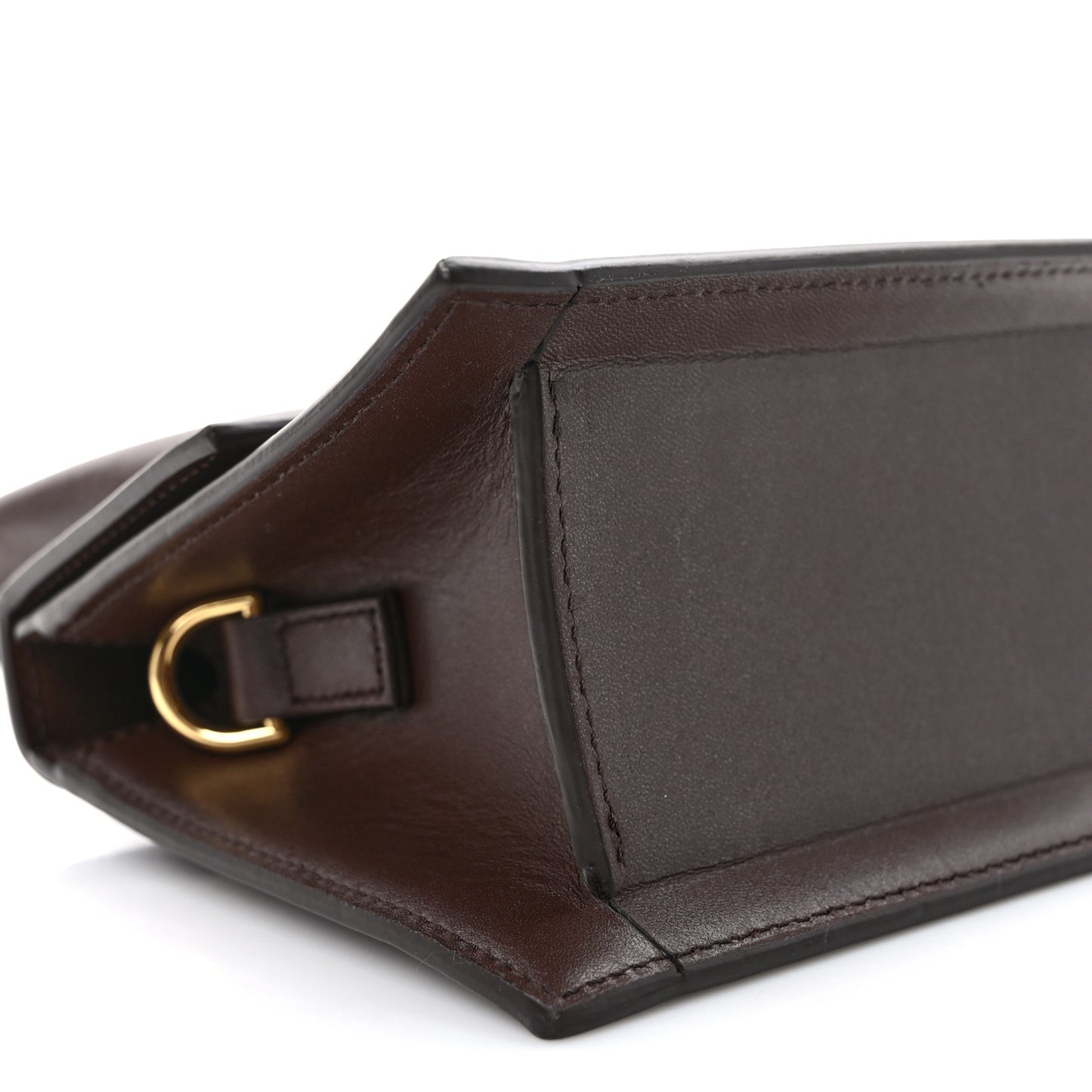 Smooth Calfskin Le Chiquito Moyen Brown
