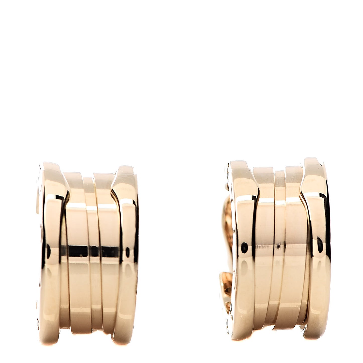 18K Yellow Gold B.Zero1 Hoop Earrings