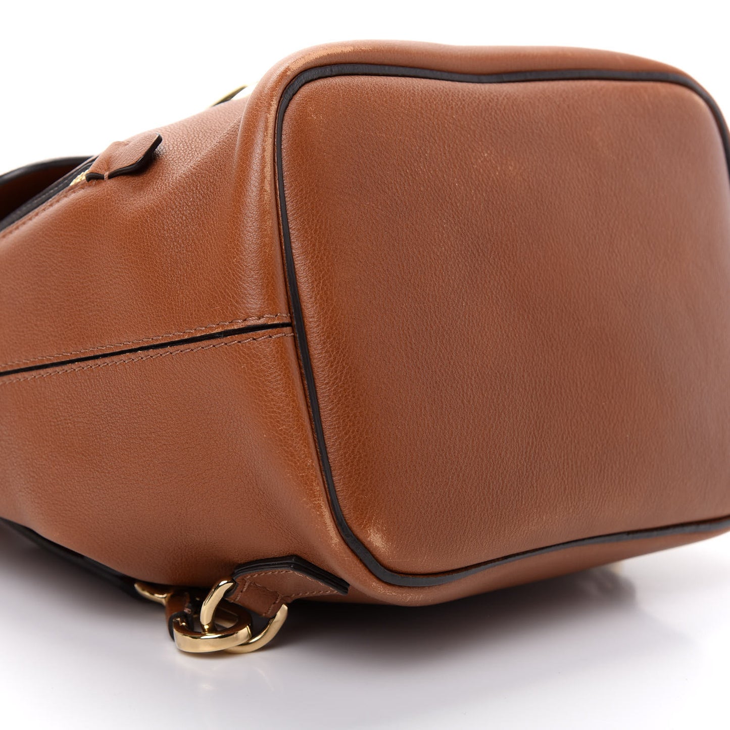 Suede Calfskin Medium Faye Backpack Tan