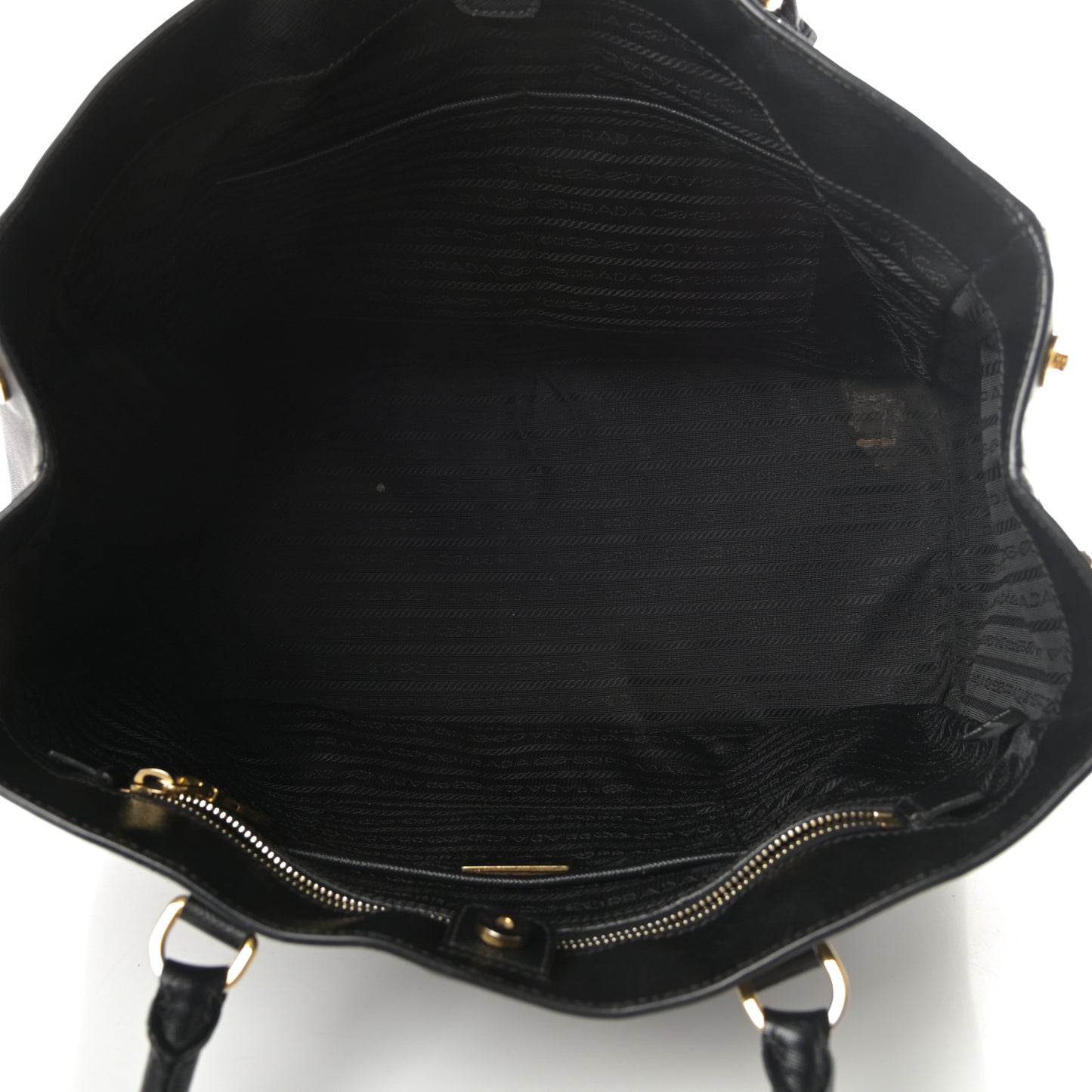 Saffiano Lux Large Tote Black