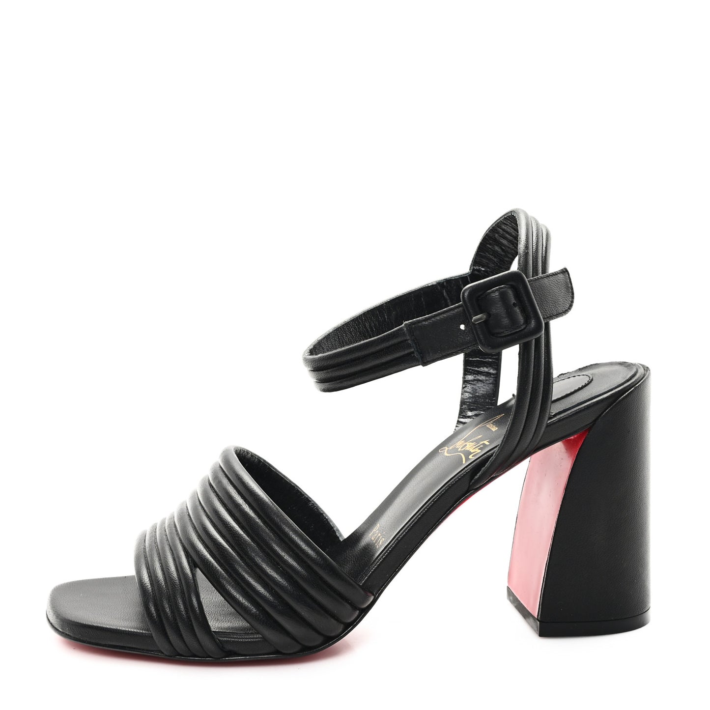 Nappa Manola 85 Sandals 37.5 Black