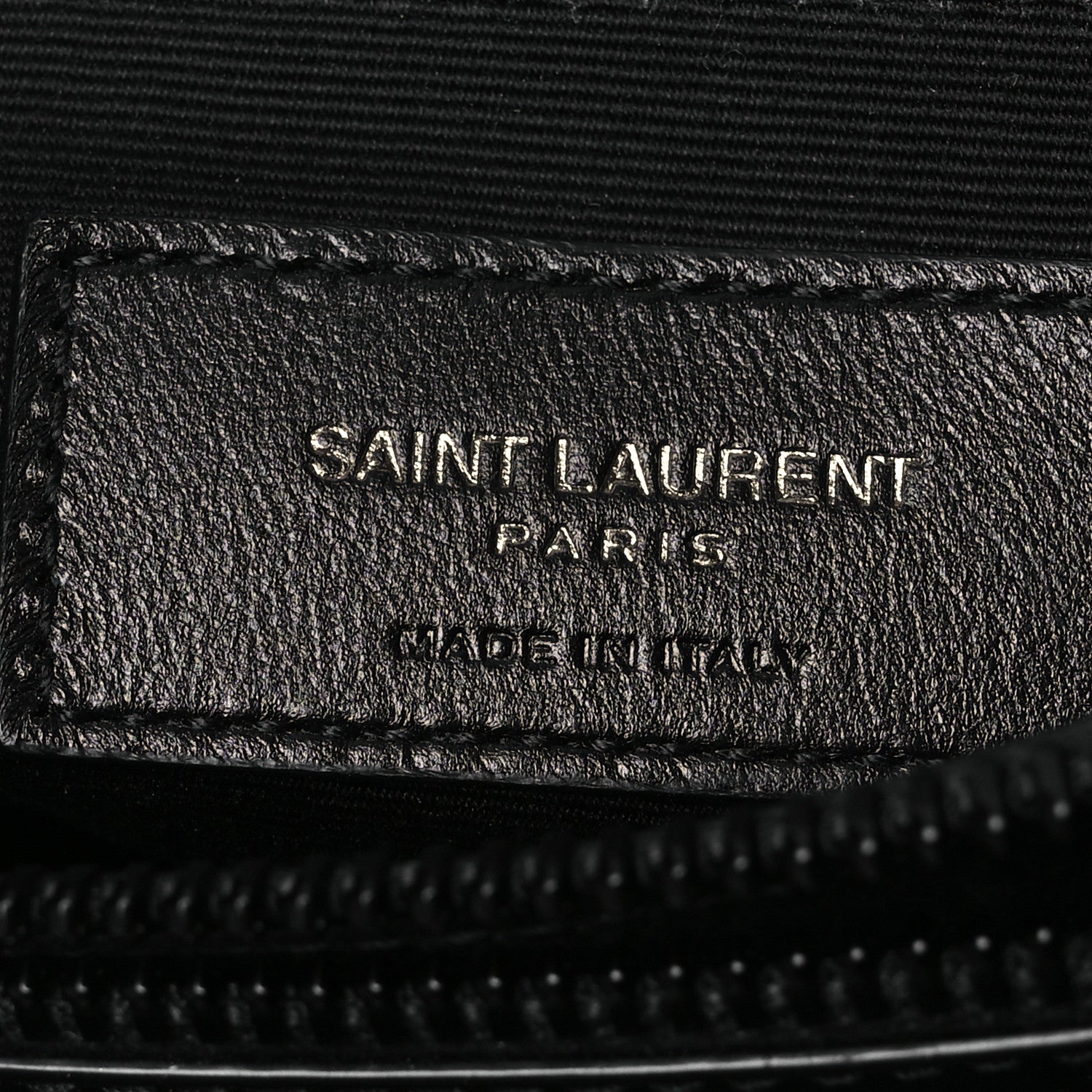 Saint Laurent Calfskin Y Quilted Monogram Monochrome Medium Loulou Chain Satchel Black 6 of 12