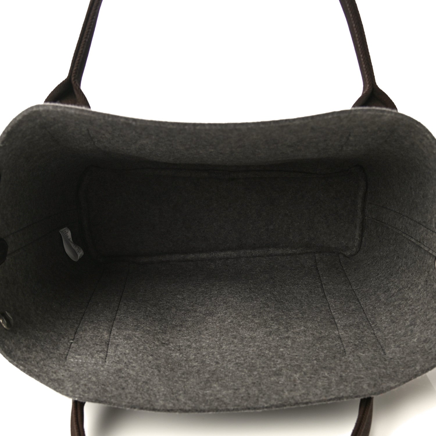Hermes Felt Sac De Pansage Groom Bag Acier 5 of 15