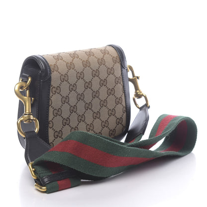 Gucci Monogram Small Lady Web Shoulder Bag Beige Black 3 of 11