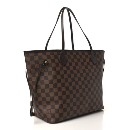 Louis Vuitton Damier Ebene Neo Neverfull MM Rose Ballerine 3 of 7