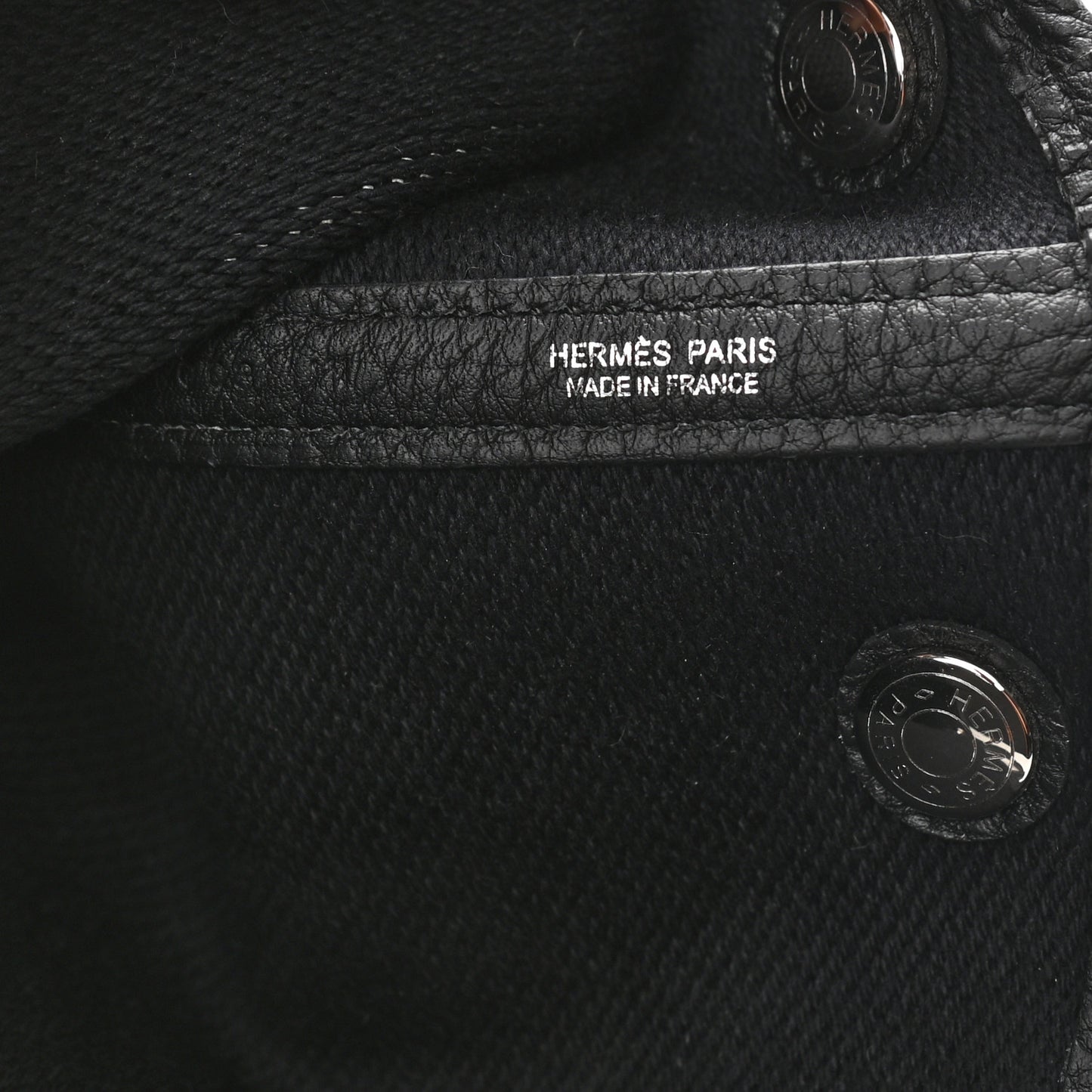 Twill H Negonda Garden Party 30 TPM Tote Ecru Black