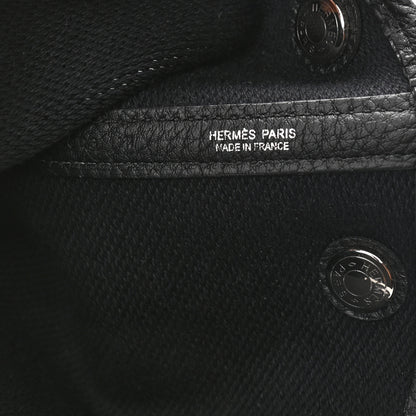 Hermes Twill H Negonda Garden Party 30 TPM Tote Ecru Black 6 of 10