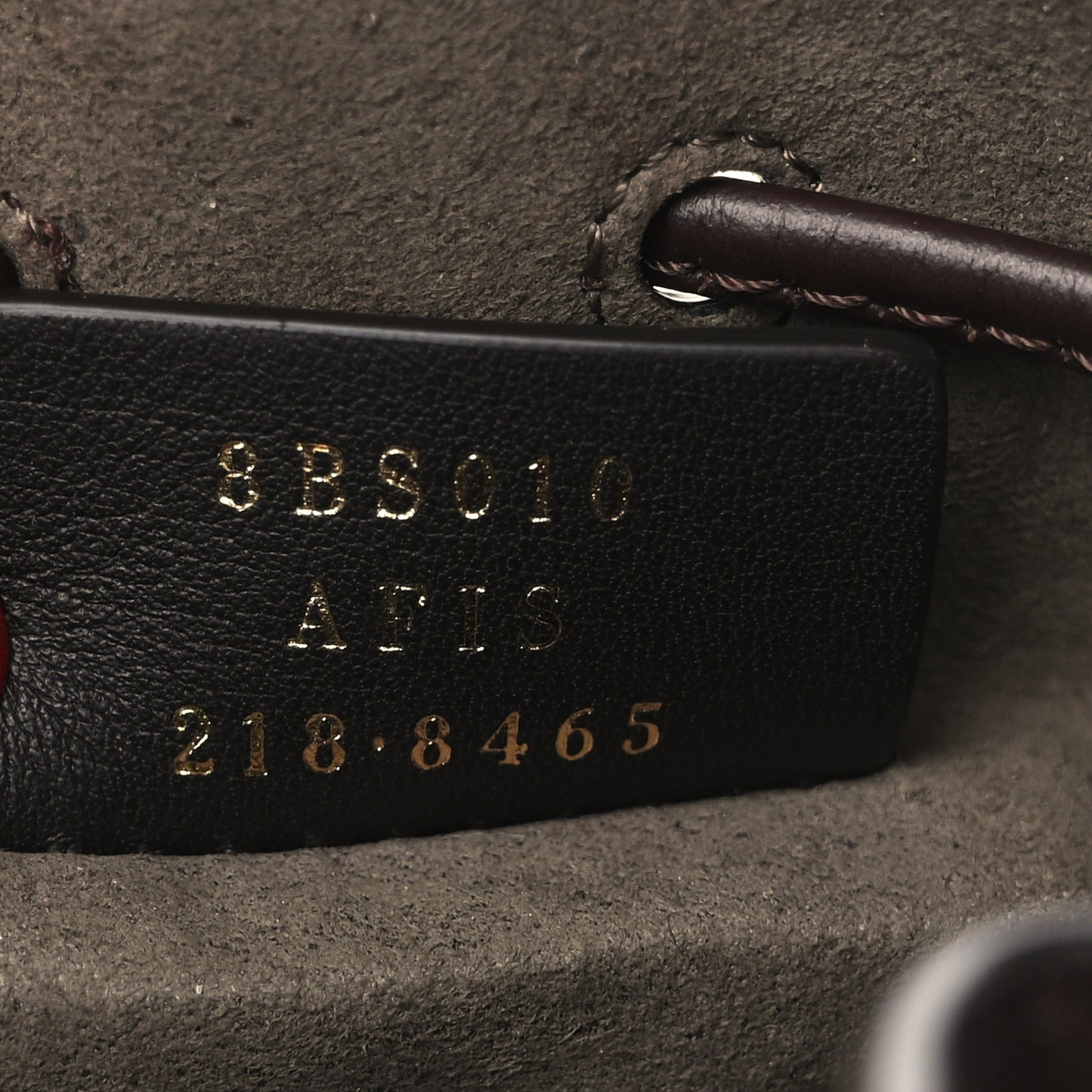Suede Vitello King F is Fendi Micro FF Mini Mon Tresor Bucket Bag Sigaro Marrone Ebano