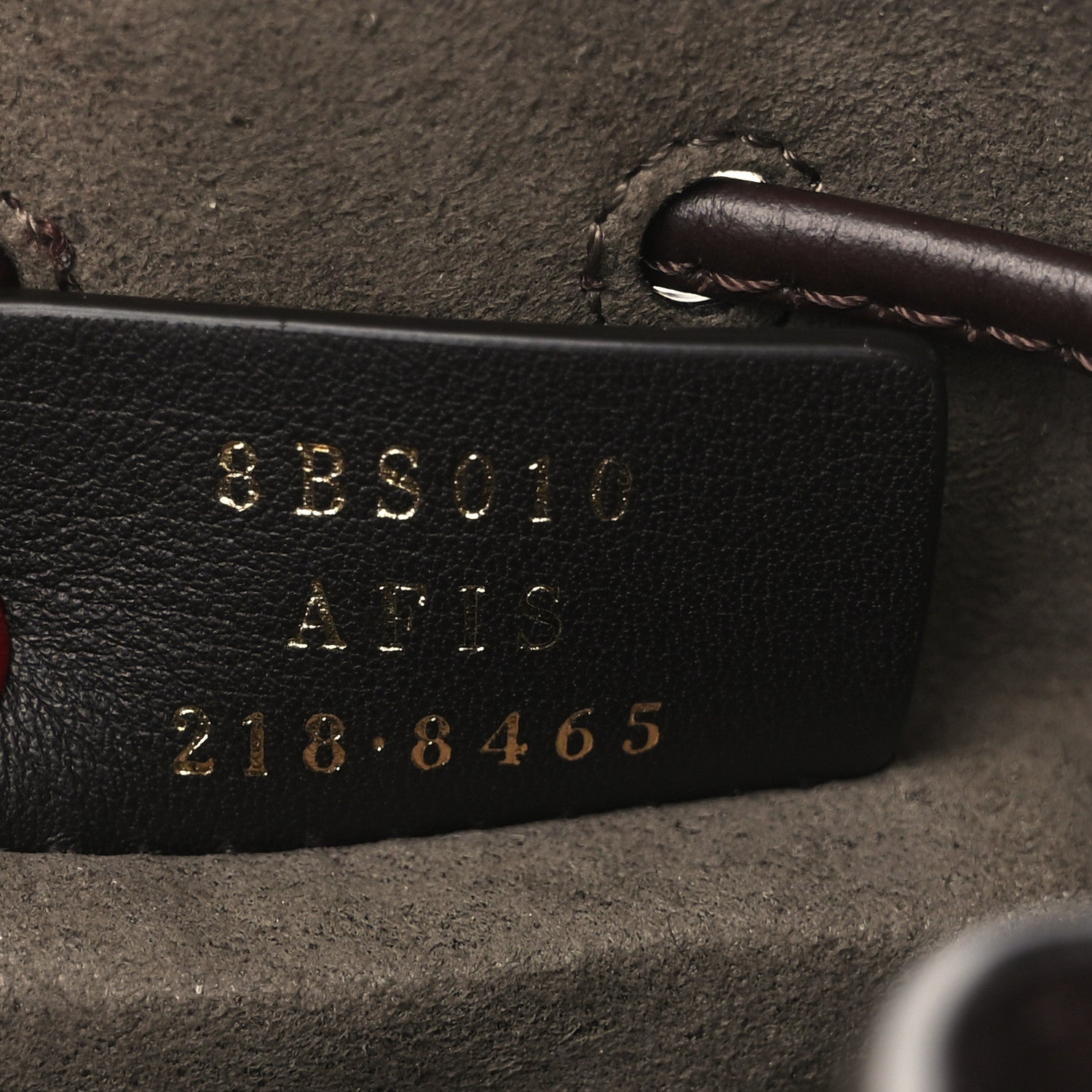 Fendi Suede Vitello King F is Fendi Micro FF Mini Mon Tresor Bucket Bag Sigaro Marrone Ebano 7 of 10