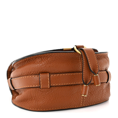 Chloe Grained Calfskin Small Marcie Saddle Bag Tan 4 of 10