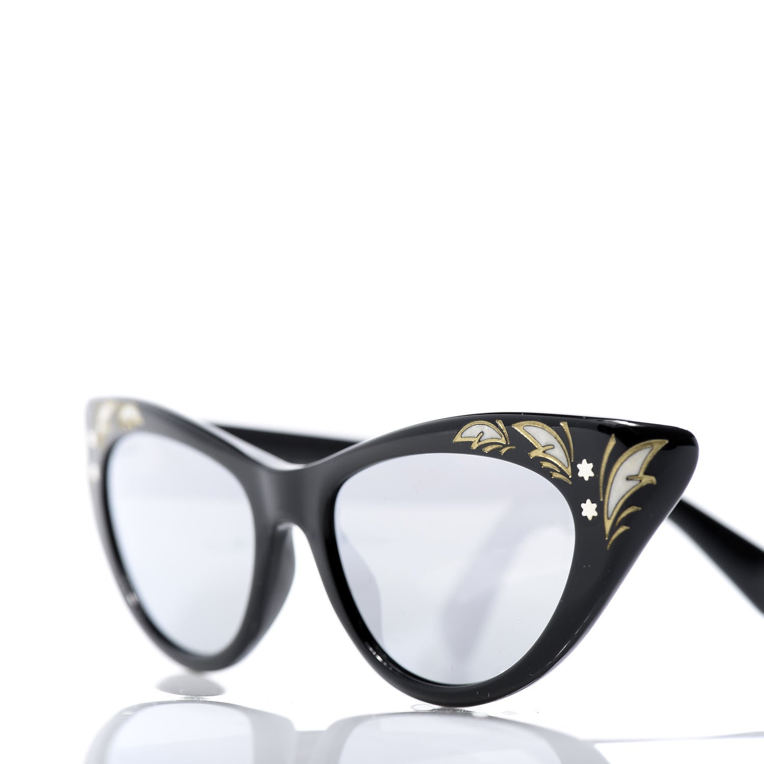 Gucci Acetate Cat Eye GG0089S Sunglasses Black 8 of 9