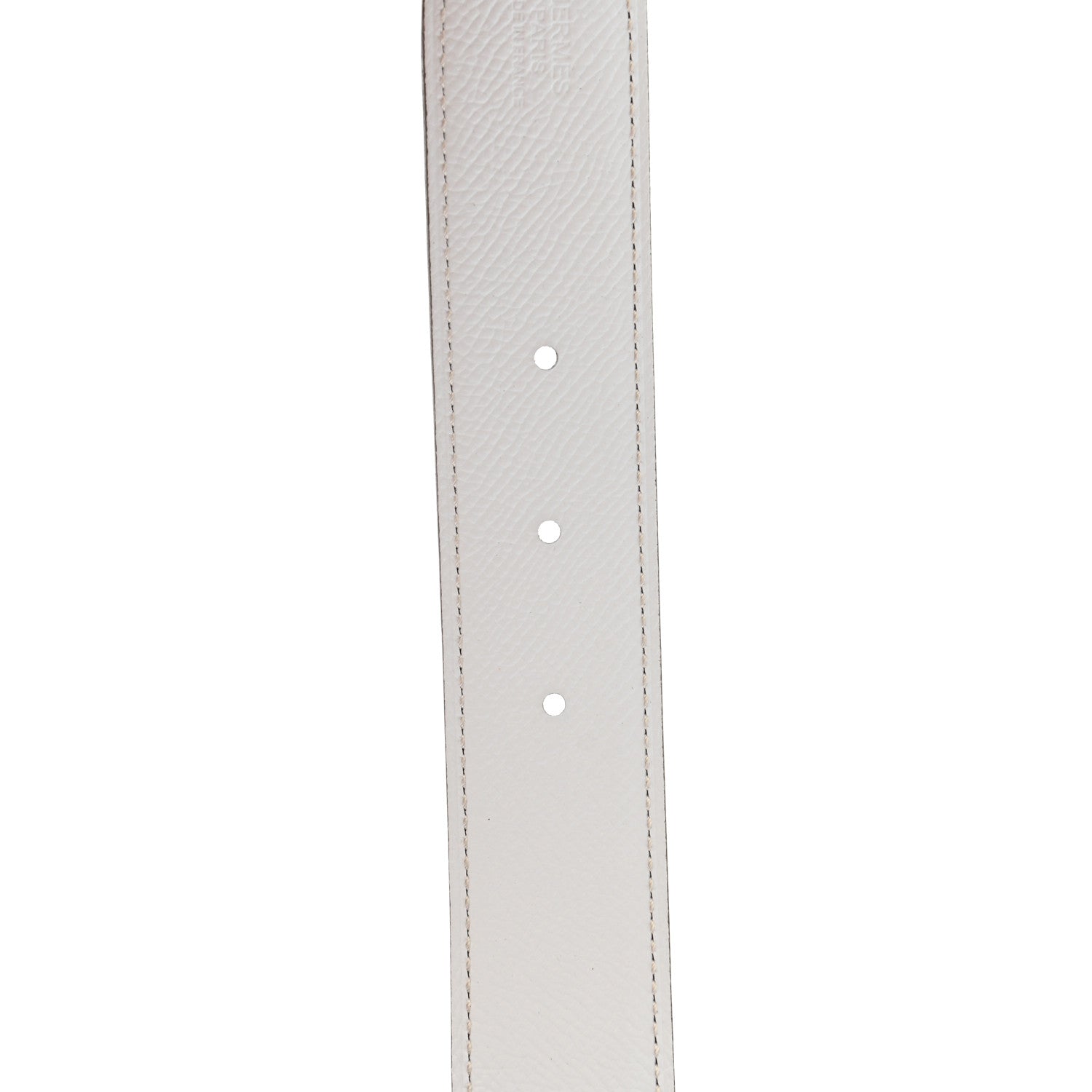 Hermes Epsom 32mm Royal Belt 95 Etain White 4 of 6
