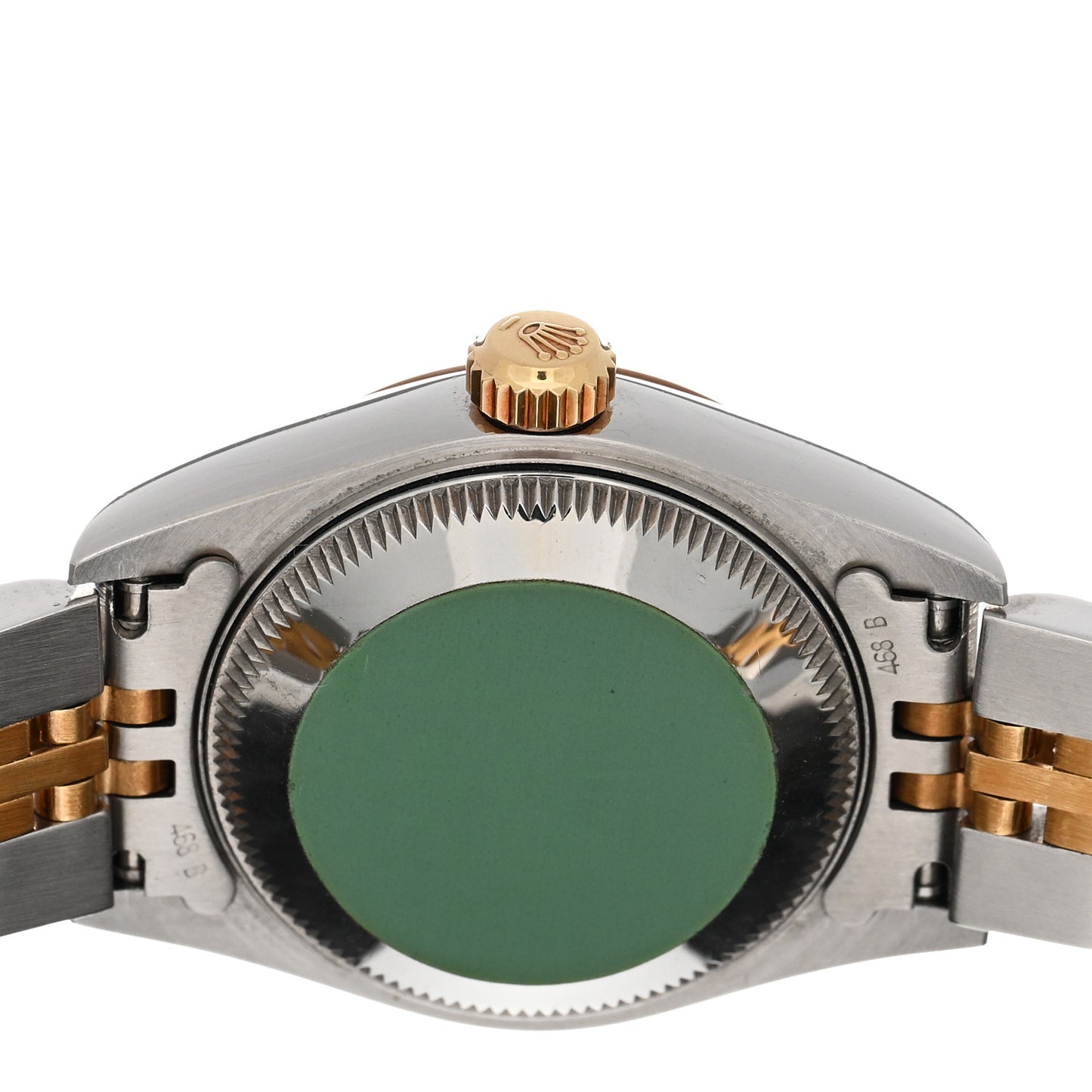 Stainless Steel 18K Yellow Gold Diamond 26mm Oyster Perpetual Datejust Watch Blue Gradient 69173