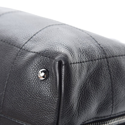 Chanel Caviar Square Stitched Medium Tote Black 10 of 12